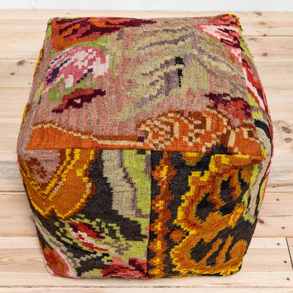 Moldov Kilim Pouf Seat