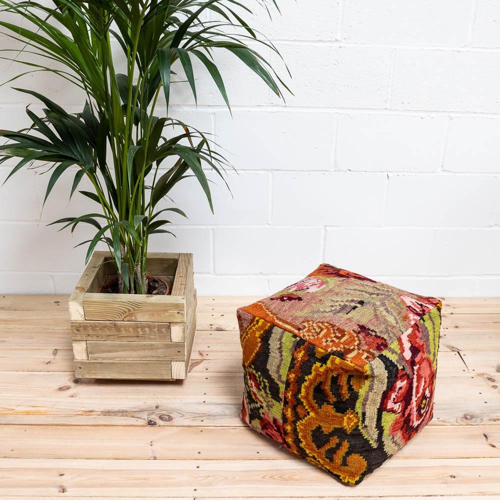 Moldov Kilim Pouf Seat