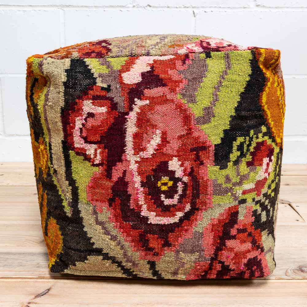 Moldov Kilim Pouf Seat