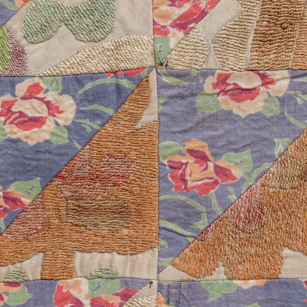 SC670 Uzbek Suzani Embroidered Patchwork Cushion Cover 37x37cm
