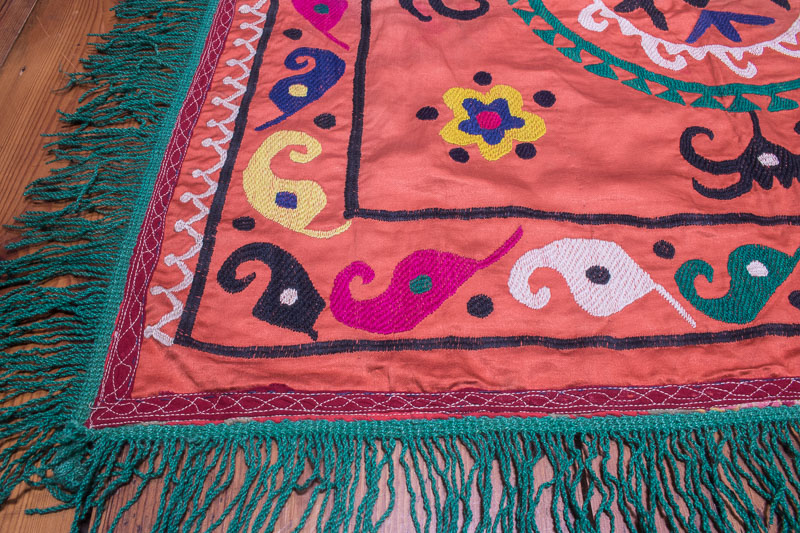 SUZ778 Vintage Suzani Embroidery - Uzbek 73x75cm