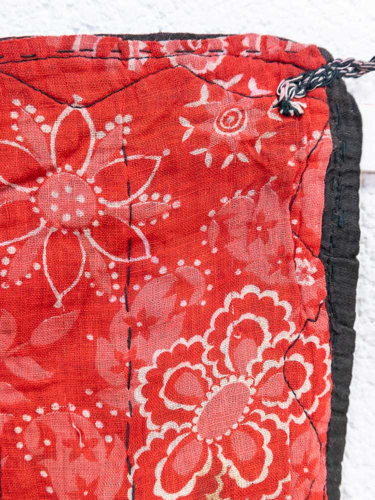 SUZ911 Vintage Uzbek Lakai Suzani Embroidery 37x41cm (1.2 x 1.4ft)