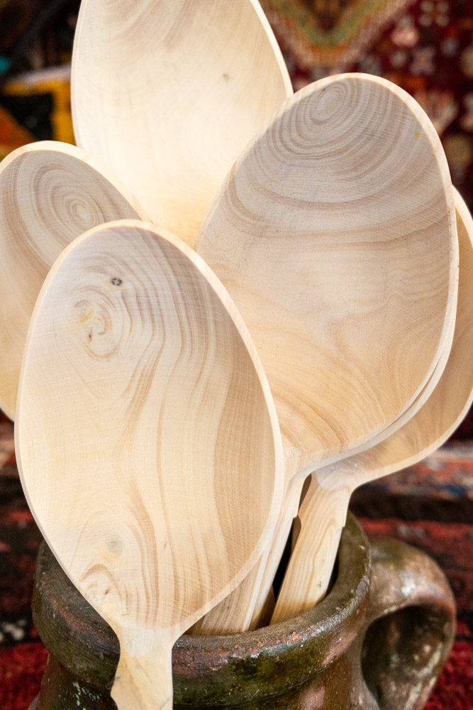Hand carved boxwood spoon - Size 3