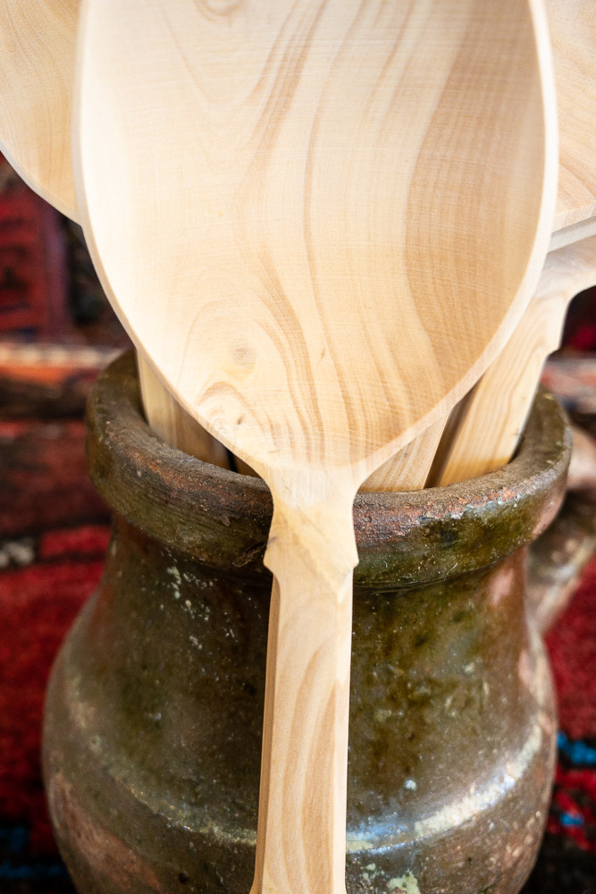 Hand carved boxwood spoon - Size 3