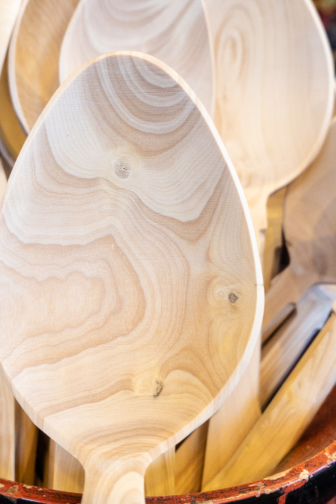 Hand carved boxwood spoon - Size 5