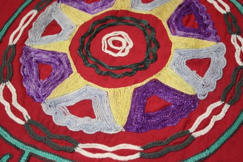 SUZ568 Suzani Hand Embroidery from Uzbekistan 141x195cm
